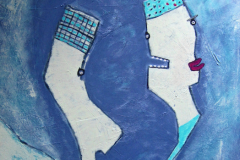skurril, komische figuren, galerie, Malerei, Mandtmalerei, acryl, art, christiane mandt, artist, figurativ